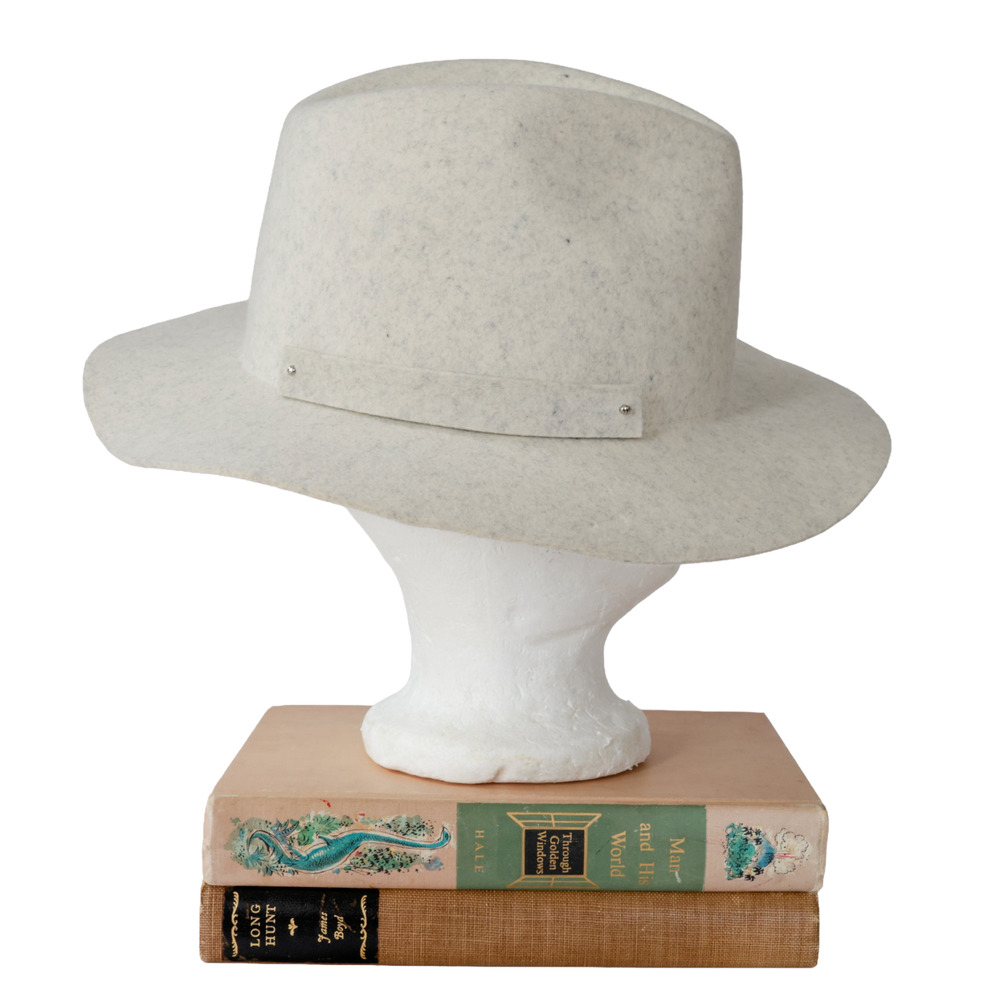 Anthropologie Wool Women Fedora Hat Old Money Ivy Festival Boho Western Autumn